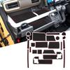 LFOTPP Interior Rubber Mats for Suzuki Gear Console Door Pocket Design Spacia/Spacia Custom/Spacia MK54S/94S, Mats, Mats, Non-Slip Mats, Dress-Up