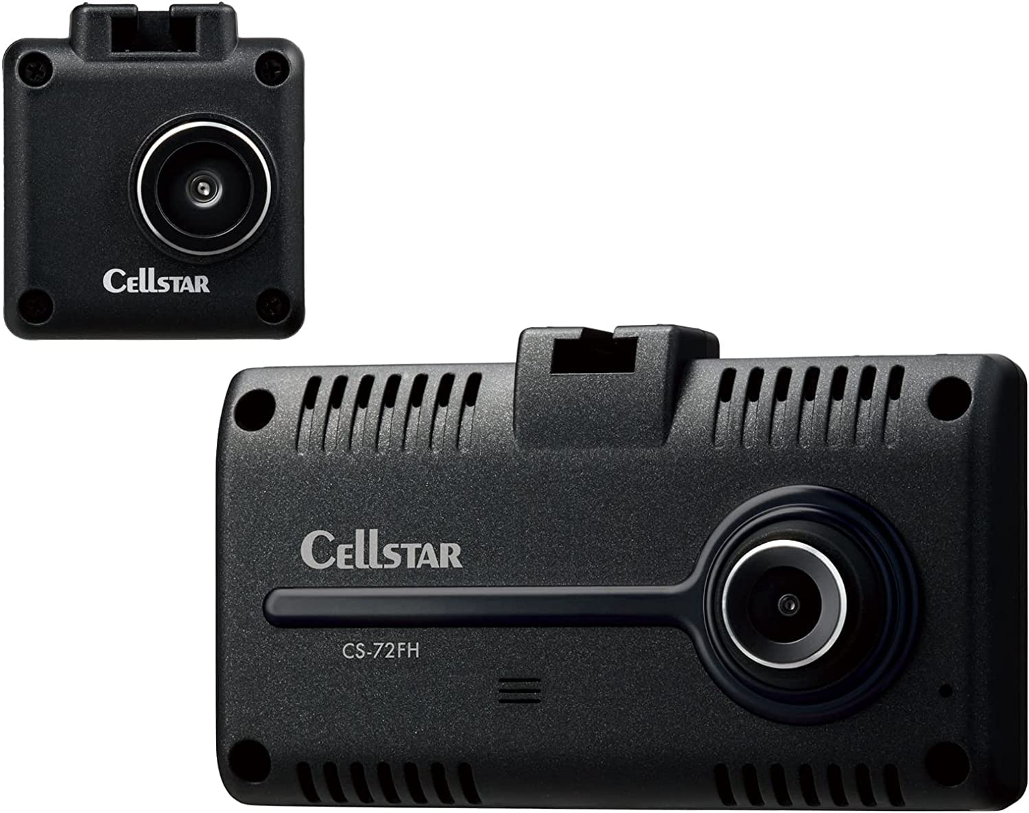 

CELLSTAR Drive Recorder with Front and Rear Dual 2 Full microSD Parking GPS Notification Data Made in Warranty CS-72FH Cameras, Megapixels/1 чёрный