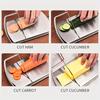 Stainless Steel Cheese Slicer with Scale Butter Cutter Knife Cheese Cutting Board Ham Sausage Slicer Tools Kitchen Gadgets