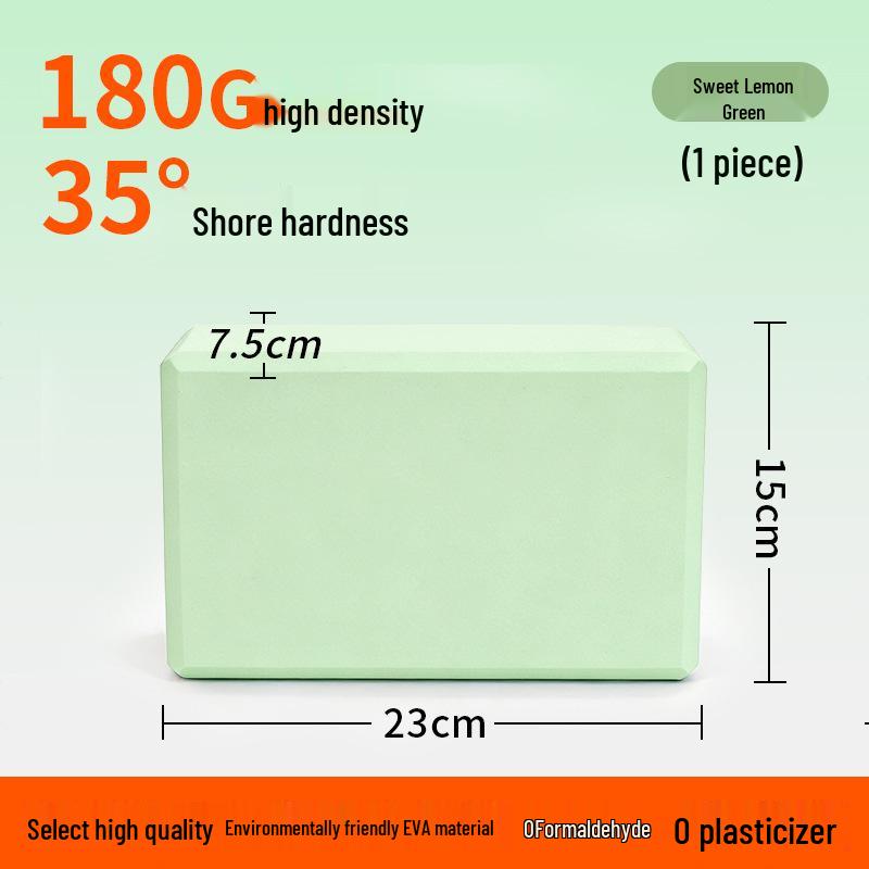 High-Density 180g Macaron Color Yoga Brick for Dance Practice - Children s & Adult Universal Use. Standard