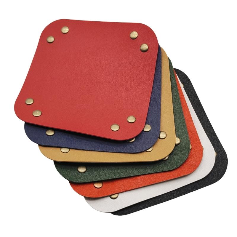 Nordische PU-Leder Faltbare Aufbewahrungsbox Stilvoller und Praktischer Organizer Ständer Halter für Schmuck Kosmetik und Schlüssel