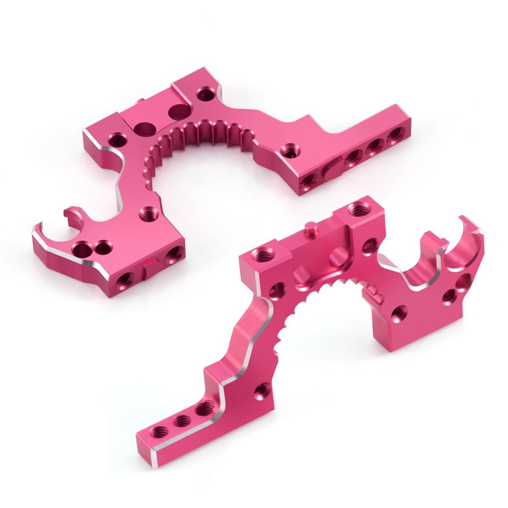 RCMAZO 2-Piece Aluminum Alloy Transmission Mount - Universal FrontRear RC Drift Gearbox Mounting Bracket Accessories for 110 Sakura Cero Ultra RC