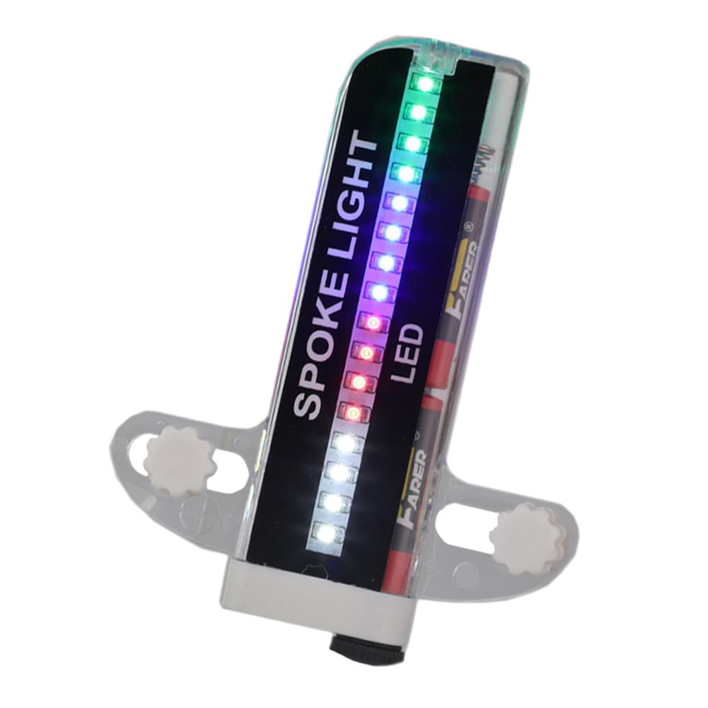 32LED Bike Spoke Light Colorful Bicycle Tyre Tire Flash Lights Waterproof Easy Installation Disassembly for Night Cycling