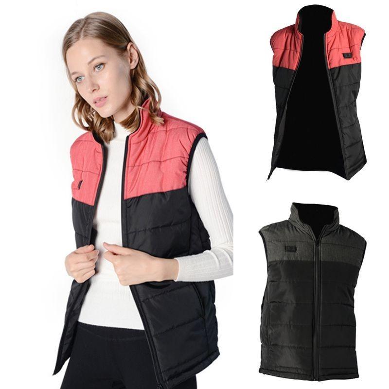 Vest Winter Heated Jacket Electric Usb Heating Coat Men Women Body Warm