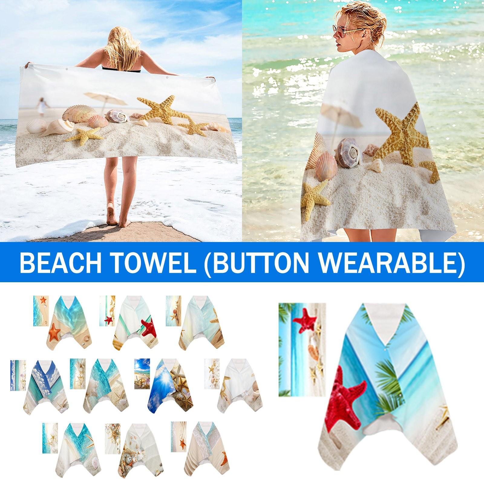 

Пляжное полотенце из микрофибры, банное полотенце, быстросохнущее суперпоглощающее легкое полотенце, одеяло, маска для лица с принтом