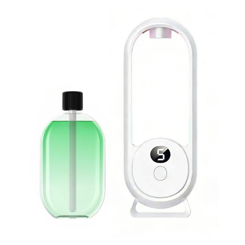 Automatic Fragrance Diffuser USB Powered Essential Oil Diffuser with Spraying & Light Home Fragrance for Living Room Bedroom