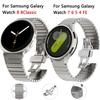 Bracelet for Samsung galaxy watch 8 7 6 4 classic 46mm 47 43mm band no gaps stainless steel strap for watch 4 5 pro 44mm 40 45mm