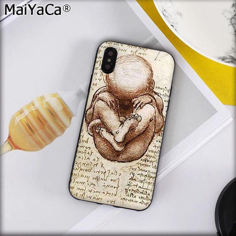 MaiYaCa Italy leonardo da vinci art Phone Cover for Apple iphone 11 pro 8 7 66S Plus X XS MAX 5S SE XR Cases