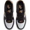 Nike Air Force 1 Grade School 'Black White Metallic Gold' (Unisex) Black / Black / White / Metallic Gold Kids' Skateboarding Shoes CT3839 009