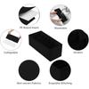 Lot de 3 Organisateur de Ceintures et Cravates en Tissu Noir, Rangement de Tiroir pour Organisation de Placard, Support Pliable Non-Tissé pour Commode