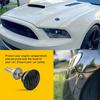 4x 3D Carbon Fiber Color Car Push Button Hood Quick Release Pins Bonnet Lock Clip Bumper Latch