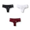 3 Pcs Sexy Panties For Woman Lingerie Lady G-string Lace Female Thongs Underwear Ladies Intimates Free Shipping