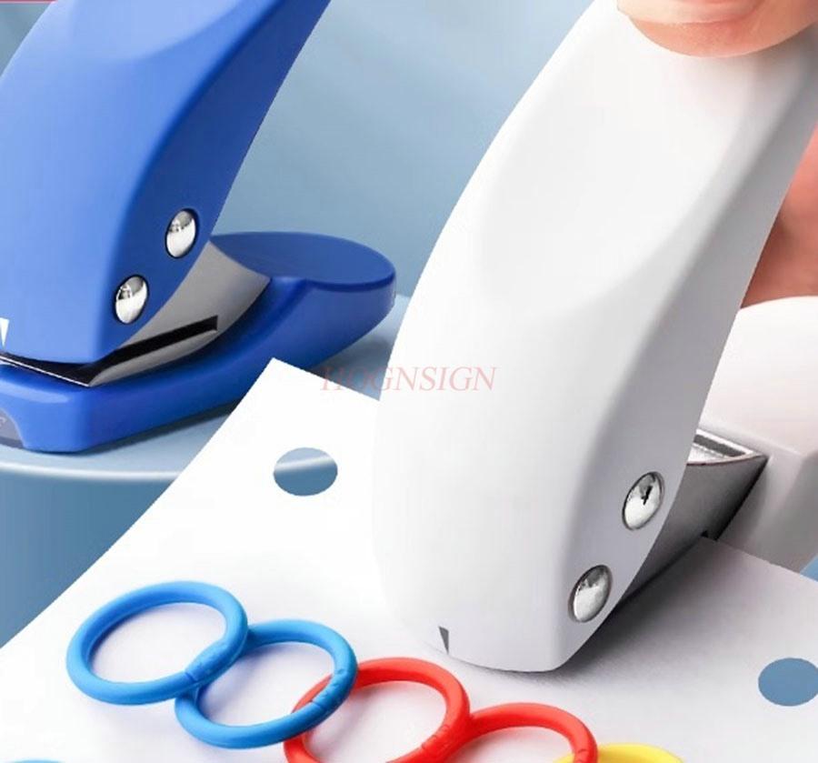 Punching machine, single hole small punching machine, binding ring, loose leaf book, circular hole paper, punching artifact