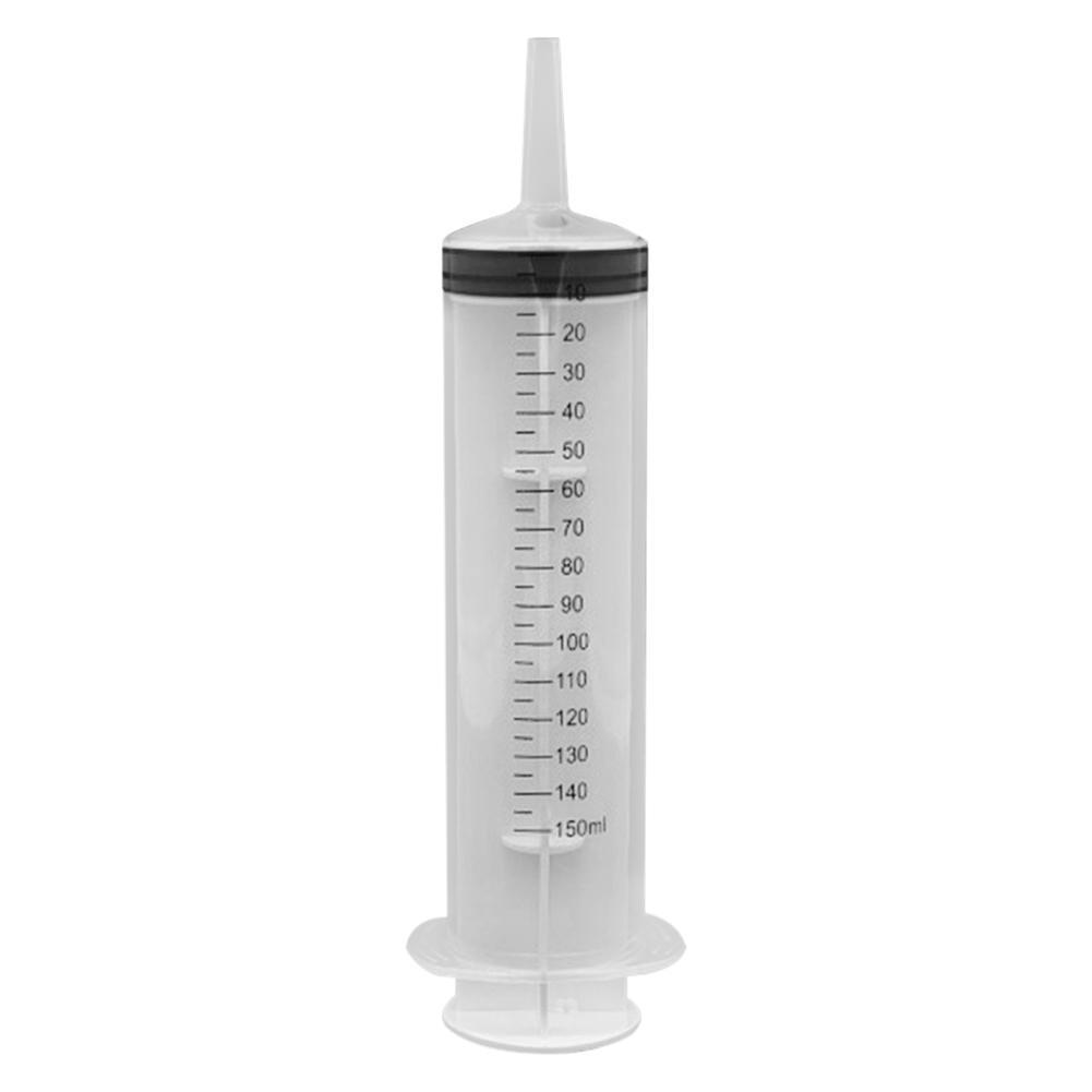 60/100/150ML Plastic Syringe With Tube Converter Cap For Liquid Oil Glue Applicator Experiments Industrial Large Syringe Tubing