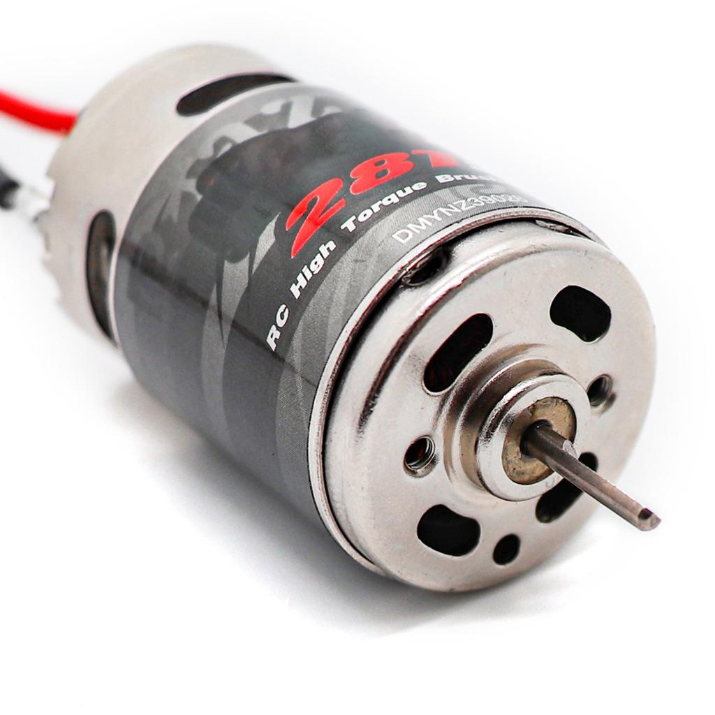 Brushed Motor 370 Stainless Steel Brushed Motor 31T Replacement for SCX24 1Celsius18 1Celsius16 Remote Control Car Plug
