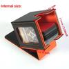 100+ Load Trading Card Deck Box mit Sichtfenster PU-Leder Magnetverschluss Spielkarten Aufbewahrungsbox für YuGiOh MTG Sportkarten