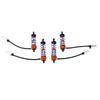 4Pcs Front Rear Damper High Strength Provide Balanced Driving Shock Absorption Adjustable Damper