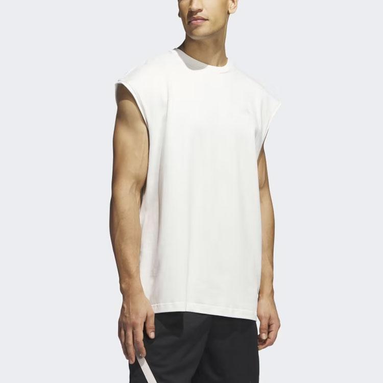 Adidas Select Warm-Up Basketball Tank Top Men Tops White IM4219