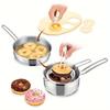 1PC Universal DIY Donut Making Tool - PP Non-Stick Plastic Cutter and Spoon for Home Kitchens