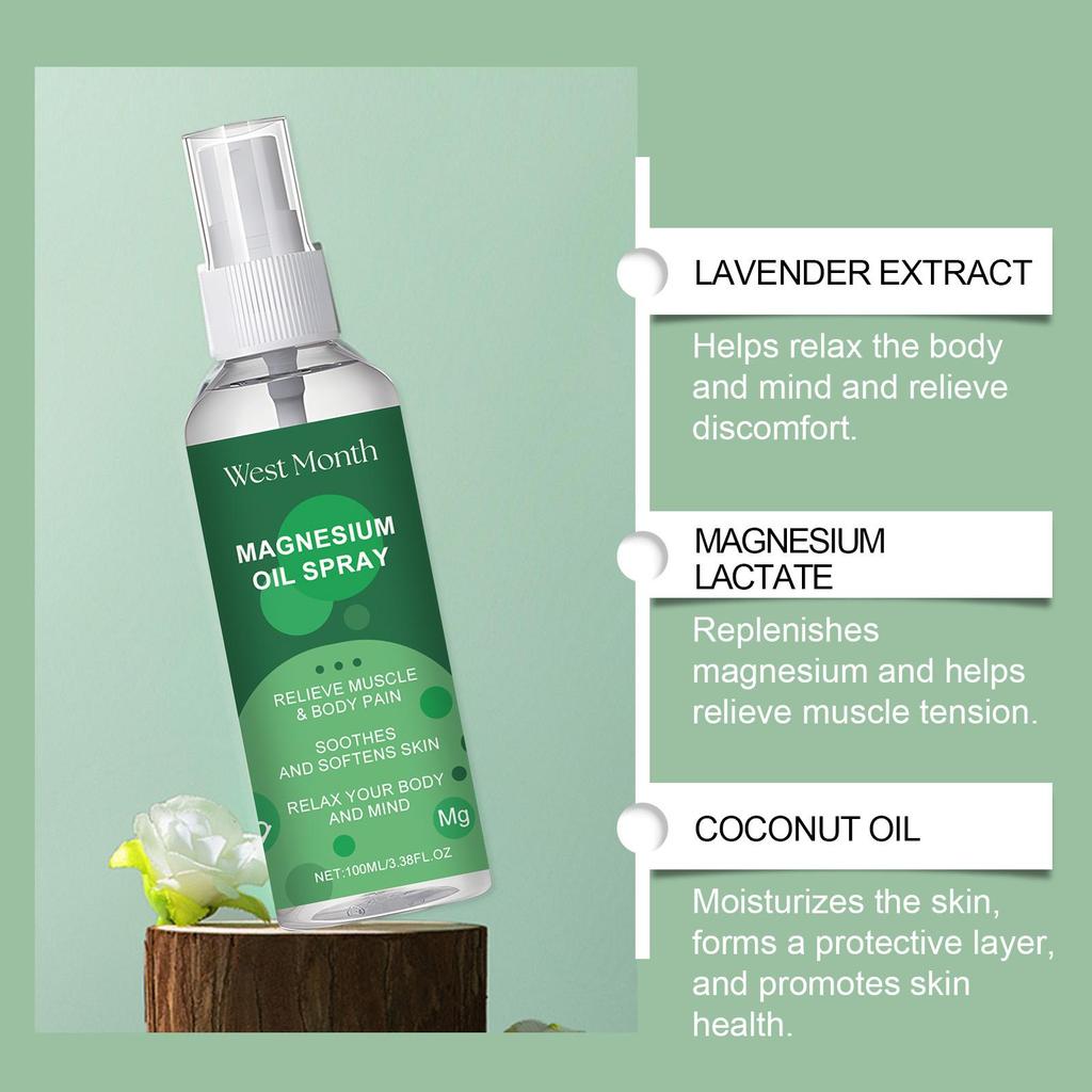 West Month Joint Care Spray 100ml - A massage and care spray to relieve discomfort in the knees, neck, and joints.