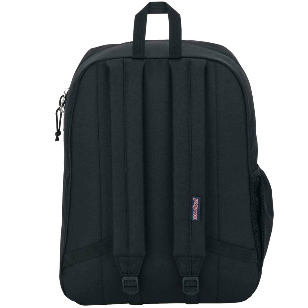 JanSport Cross Town Plus Rucksack, Unisex schwarzer Rucksack