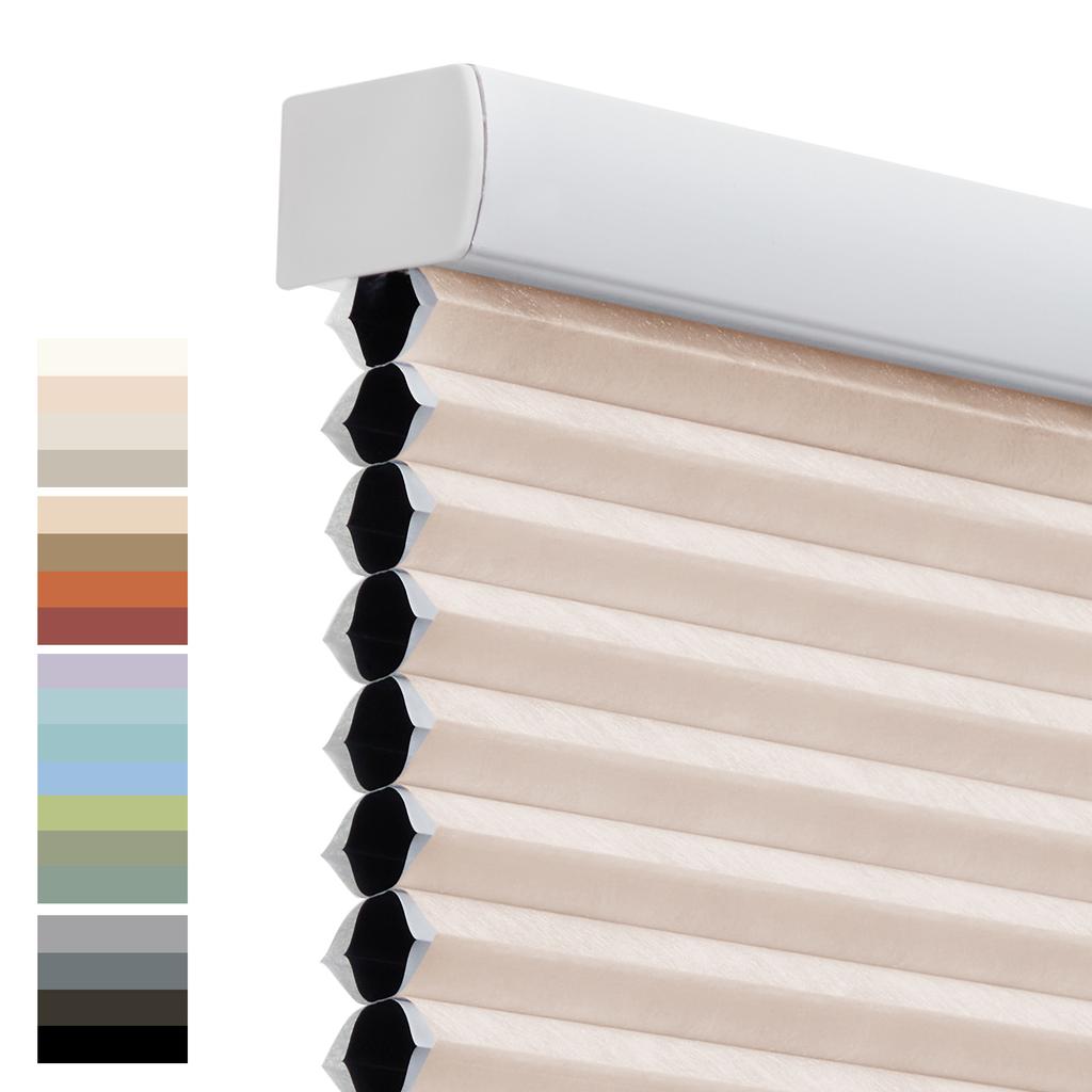 Persilux Blackout Cellular Blinds Honeycomb Shades Double Cells Cordless Windows Shades Saving Energy Thermal Insulation Custom