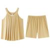 Pajamas Women's Xia Modal Vest Shorts Loose Breathable with Chest Pad Set Casual Thin Loungewear Can be worn outside