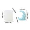 Moon Elder Shape Scented Candle Mold DIY Handmade Aromatherapies Candle Silicone Mold for Weddings and Festives Occasion