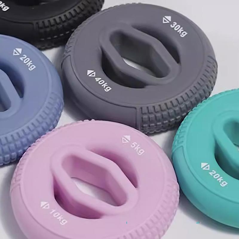 Hand Grip Strengthener Hand Finger Exerciser Forearm Rings Hand Exerciser Silicone Squeezer Grippers For Finger Physical 24Bd