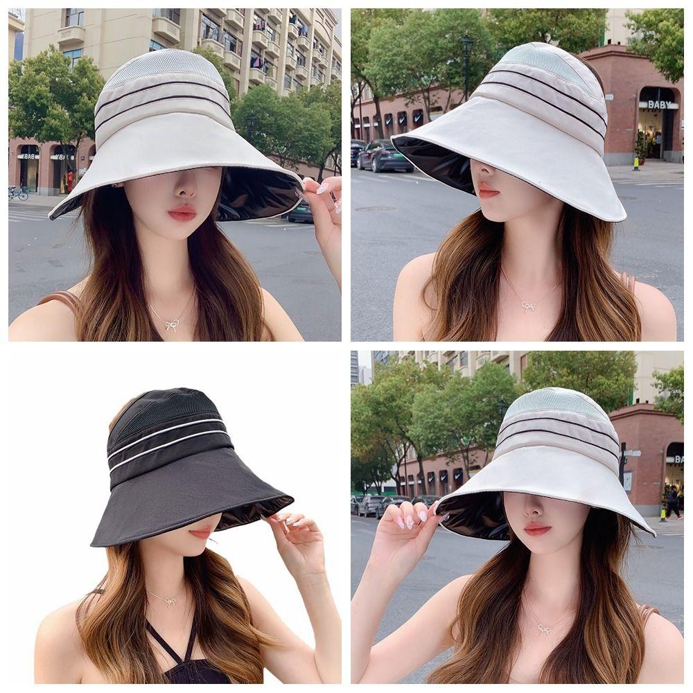 

Anti-UV Bucket Hat Big Brim Sun Hat Accessories Fisherman Cap