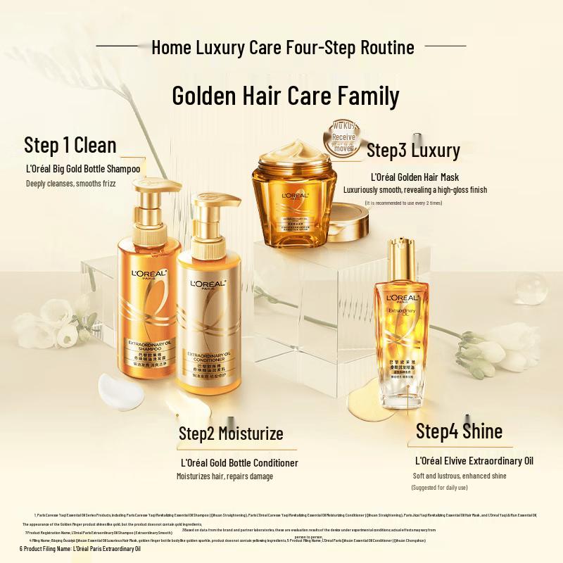 L'Oréal Elvive Extraordinary Oil Smooth & Frizz Control Hair Care Set