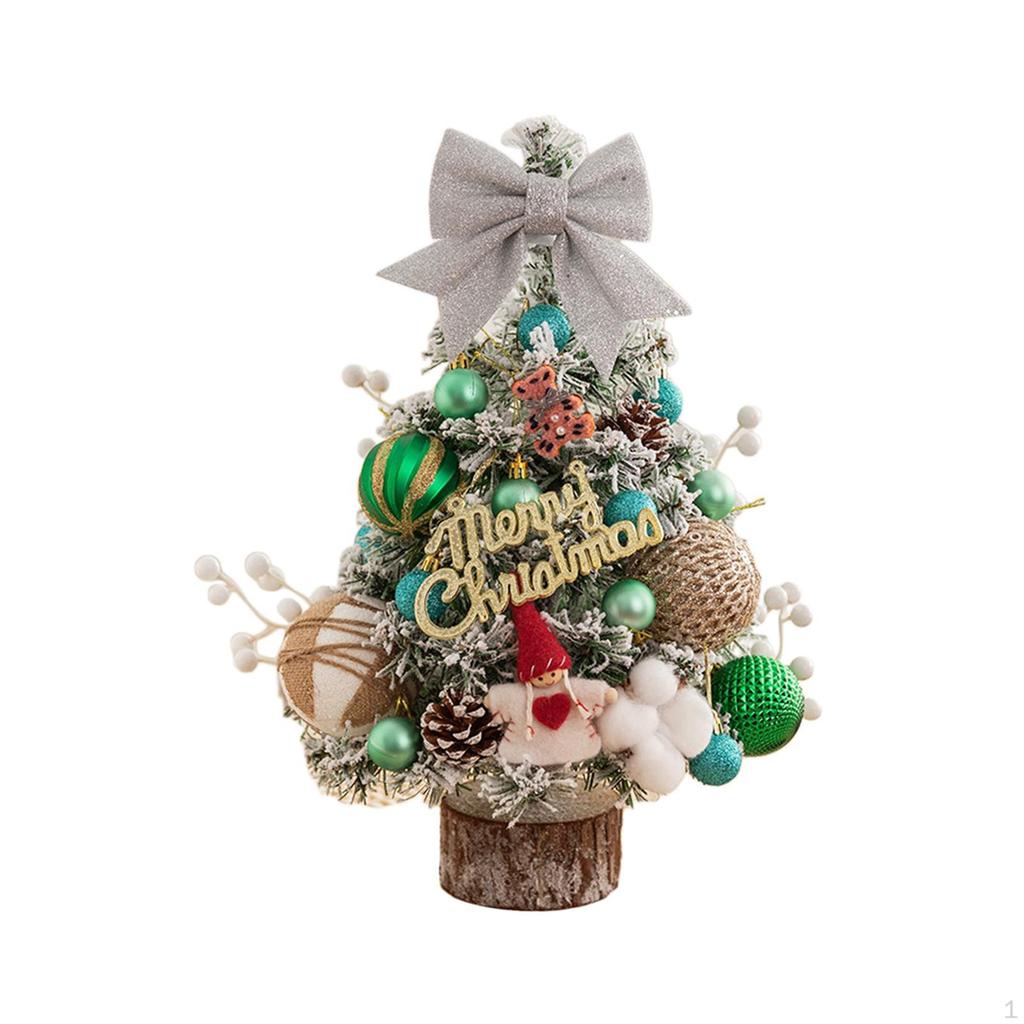 Artificial Tabletop Christmas Tree 45cm with Lights Holiday Xmas