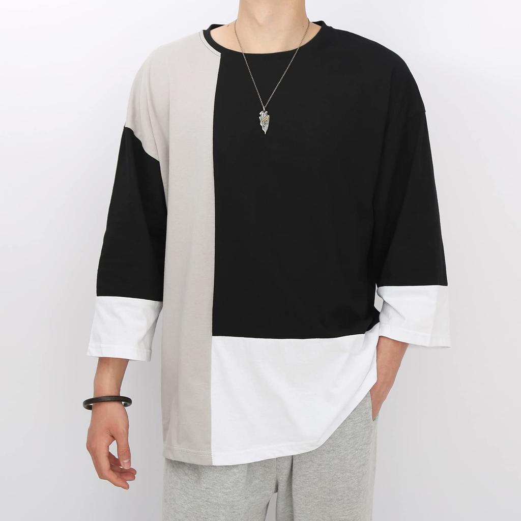 KOTRBOY Summer Clothes Sleeve Clothing Cotton Lightweight Soft Silhouette Stylish Fashion Popular Short Sleeve Large Size Cut and Sewn Men's T-Shirt