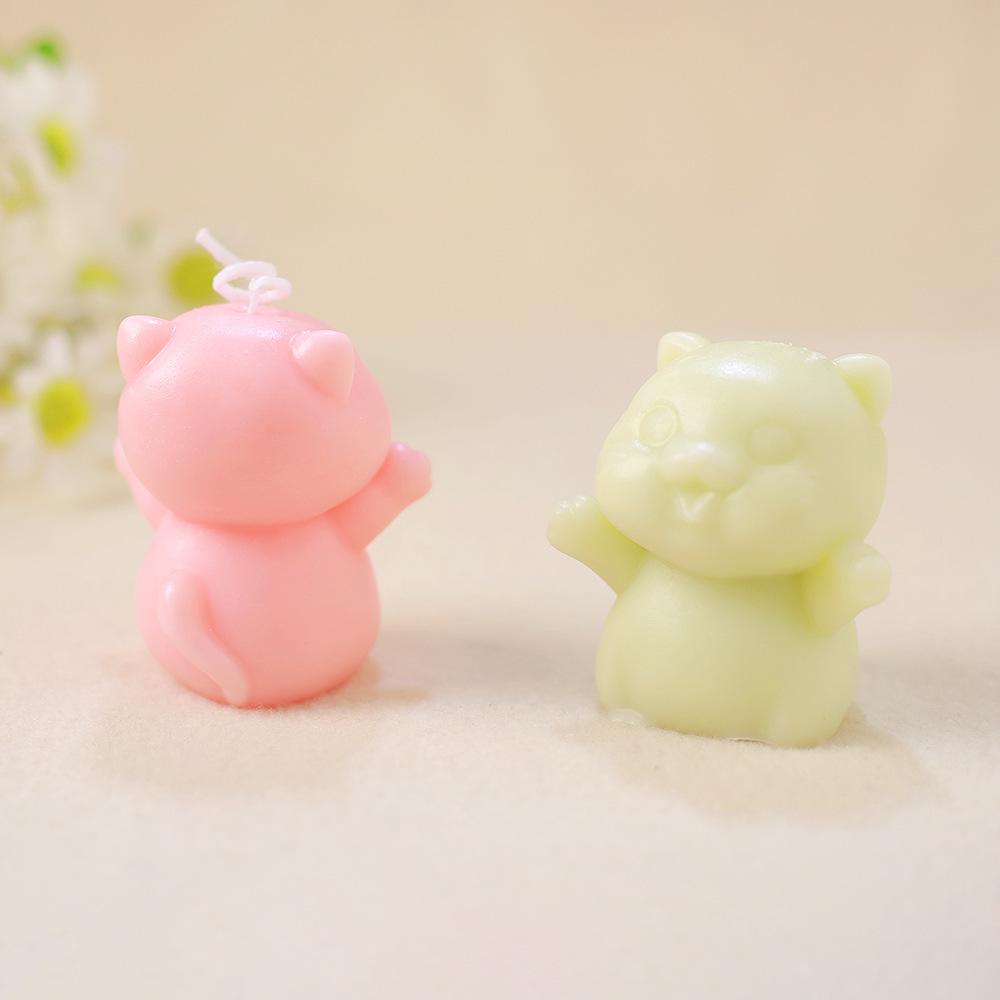 3D Cartoon Animal Ornament Plaster Silicone Mold DIY Unicorn Scented Candle Mold Home Decoration