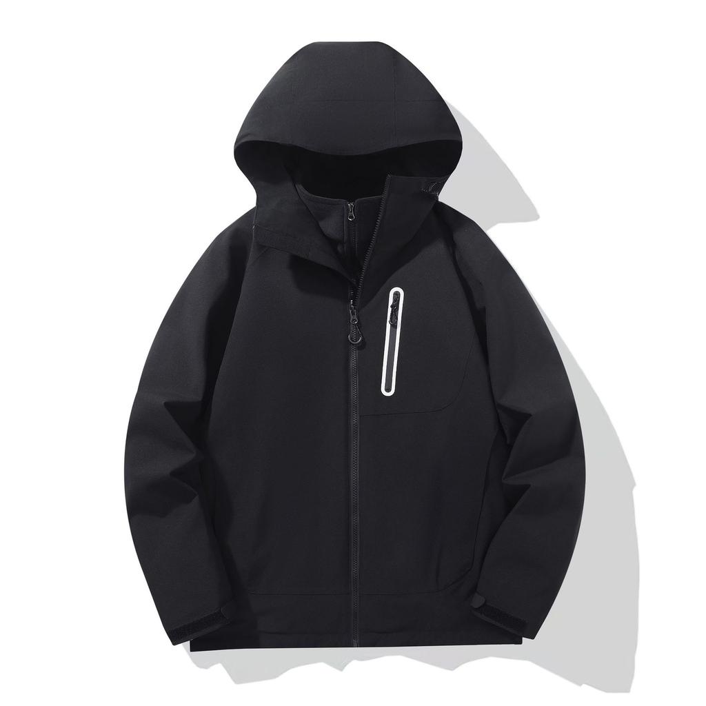 New Outdoor Mountaineering Clothing, Windproof and Water-repellent Jacket, Three-in-one Jacket, Removable Polar Fleece