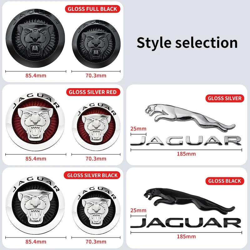Car Front Grille Hood Rear Trunk Badge Logo Emblem letter Sticker For Jaguar XF XJ-S XJ-6 X-Type XE F-PACE XK8 XK XKR XFR SS3