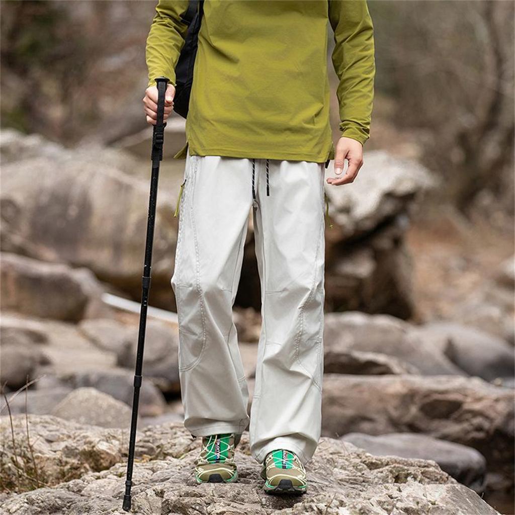 Outdoor Soft Shell Charging Pants Men's and Women's Three-proof Quick-drying Paratrooper Pants Loose Hiking Overalls