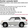 Center Console Lid Latch Compatible with Toyota 4Runner 2010- and 1984-1989, RAV4 2006-2012 and 2014-2016, Yaris 2007-2016 58908-12080