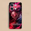 Jujutsu Kaisen Sukuna Handyhülle für Xiaomi Redmi Note 14 13 12 11 S Pro Plus 4G 5G Farbdruck Hülle Hübsch Luxuriös