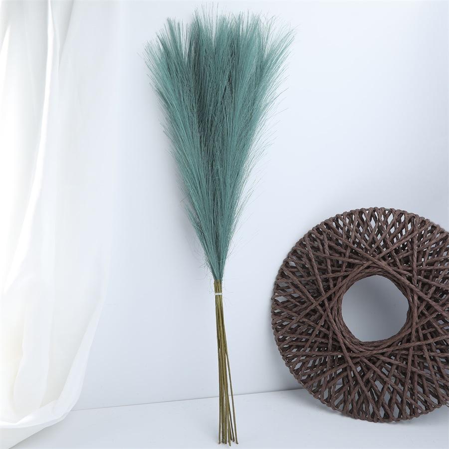 55cm Artificial Reed Pampas Grass Fake Flower Decorative Arrangement for Living Room Wedding Floor Decoration Artificial Plant