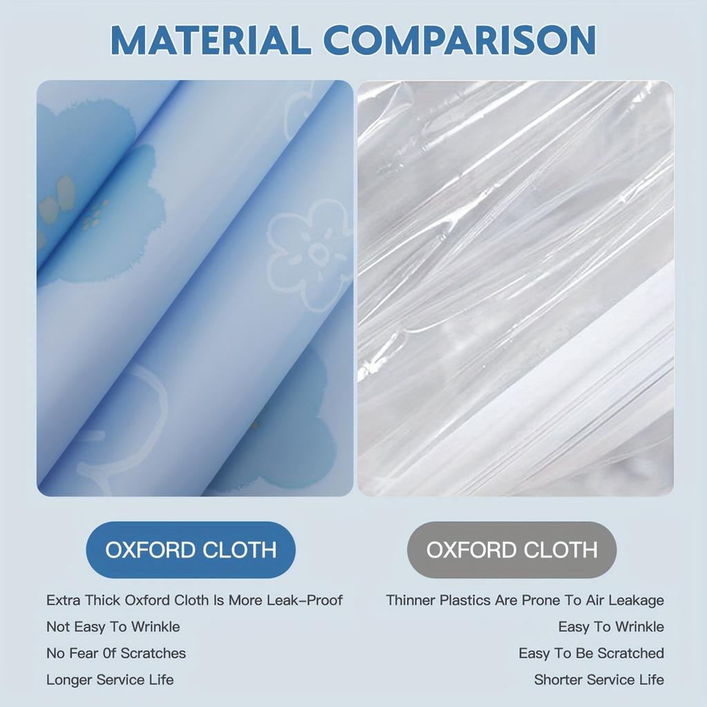 Hand Roll Compression Bags for Clothes, Portable Vacuum Storage Bags for Travel and Luggage