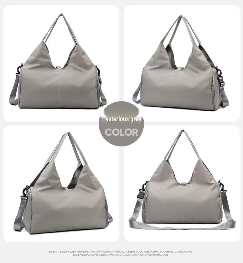 Women's Cross-border Yoga Sports Bag: Large Capacity, Wet/Dry Separation, Custom Logo, Ideal for Fitness and Travel