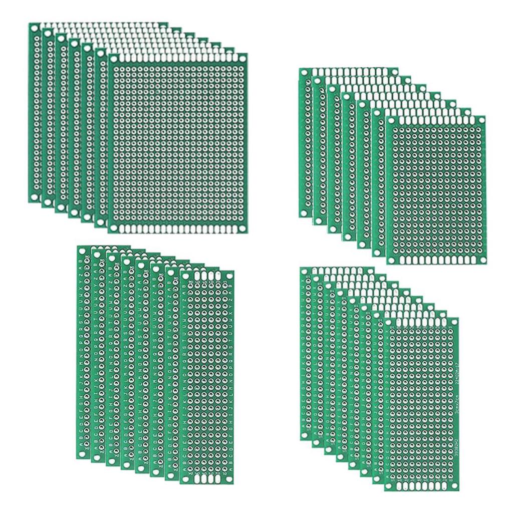 30 pcs double sided pcb board prototype kit for diy 4 sizes buy at a