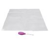 Hook Tool and Rug Hooking Mesh Kit Rubber Handle Bent   Hook Crochet Needle 50x50cm Mesh Fabric for Crafts
