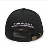 Racing Cap With Embroidered Wheat Design Sun Protection For Adults Men Women