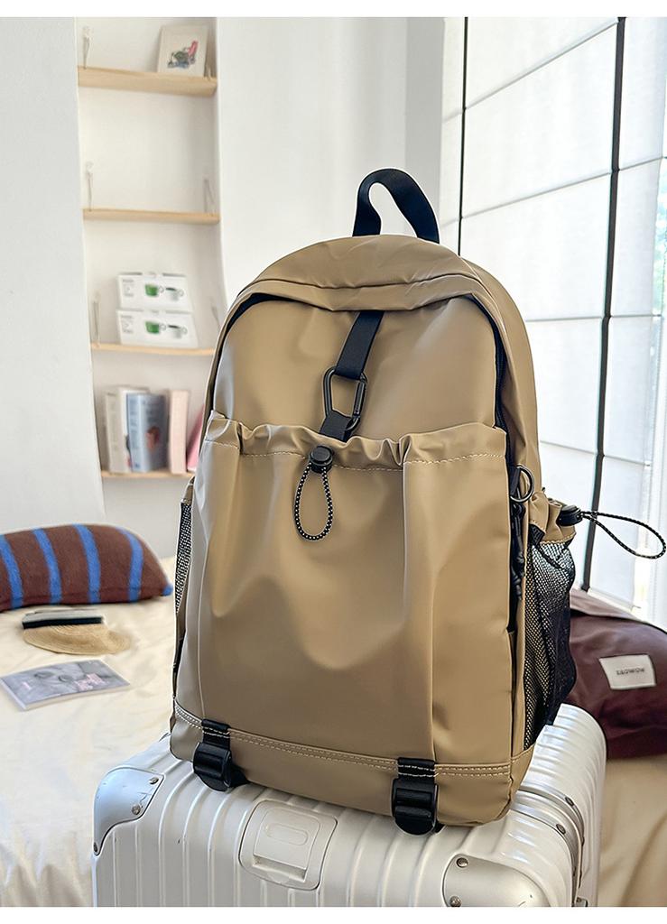 Schoolbag Wilderness Warm Texture Textured Profile Backpack College Students Short Outing Outdoor Hiking Large Capacity Backpack