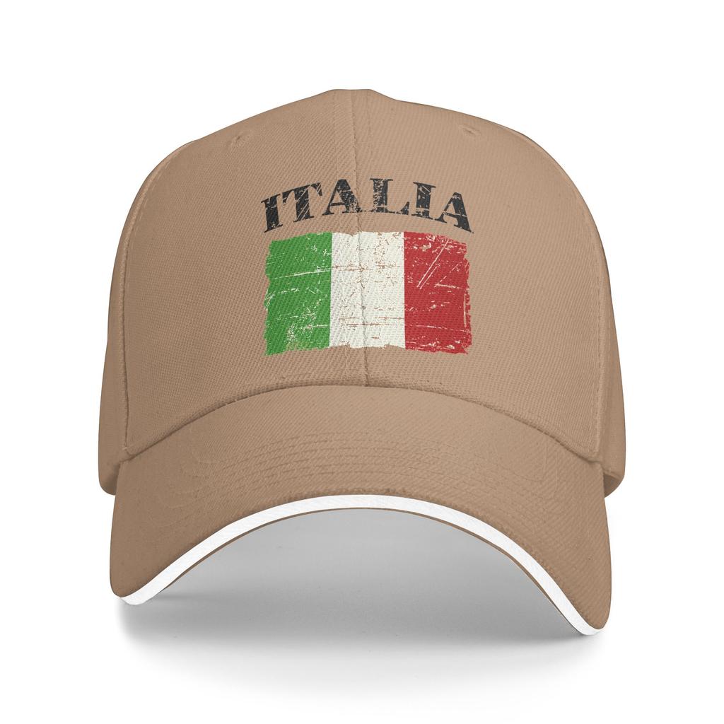 Unisex Italian Vintage Flag Italy Italia Outdoor Hat Trucker Cap Casual Baseball Cap Sports Sunshade