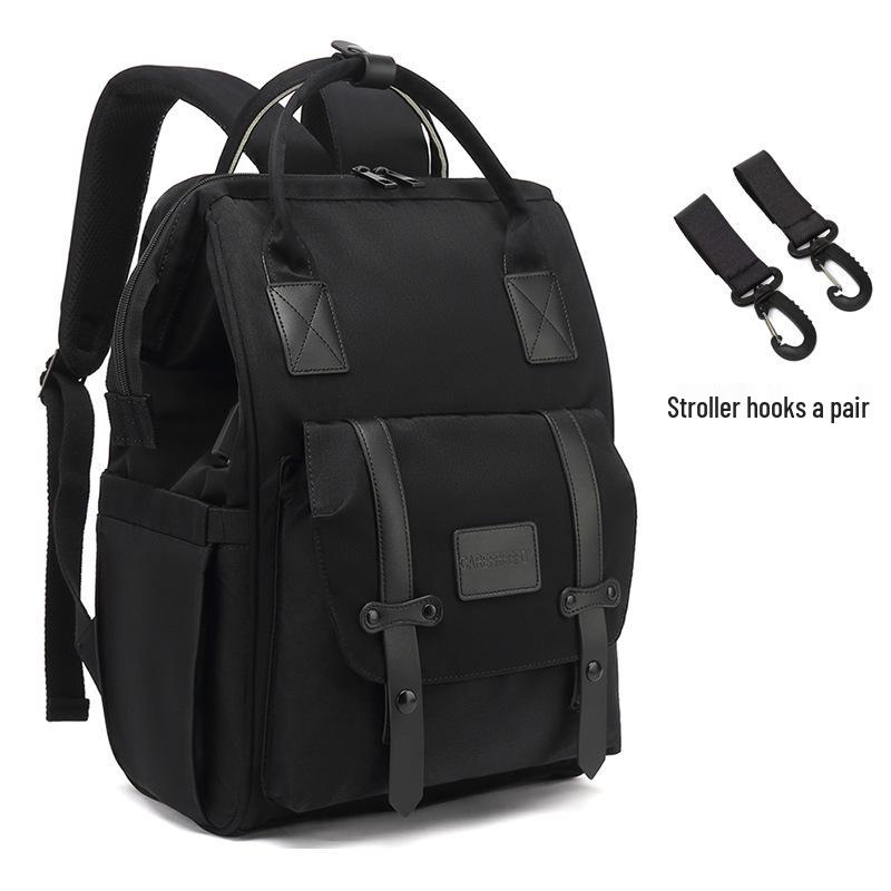 Zaino Multifunzione Mamma Volpe Senza Preoccupazioni - Grande Capacità, Borsa alla Moda per Uscite di Mamma e Bambino.