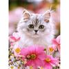 DIY Cat 5D Diamond Painting Full Round Drill Resin Animal Diamond Embroidery Cross Stitch Mosaic Kits Wall Art Home Decor Gift
