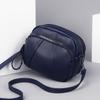Damen Niet Reißverschluss Kleine Quadratische Taschen, Modische Handy-Taschen, Weiche Leder Umhängetaschen & Messenger Bags